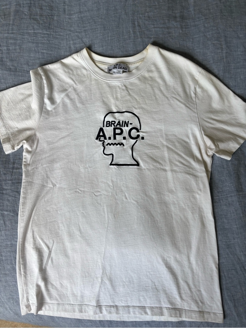 A.P.C. x Brain Dead White Crewneck Tee
